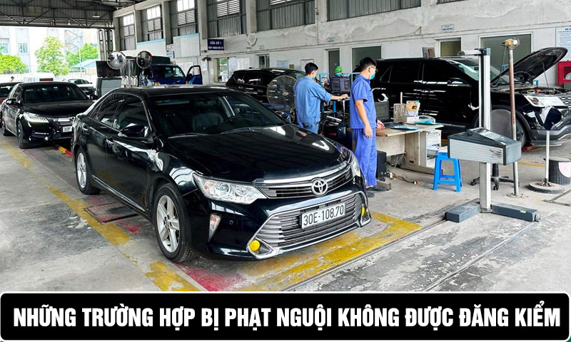 trường hợp bị phạt nguội có đăng kiểm được không
