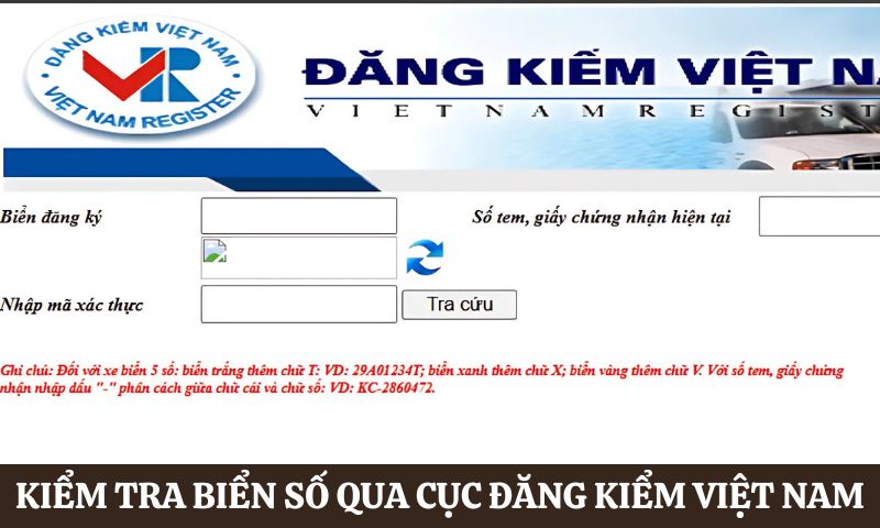 cách nhận biết biển số xe giả qua Cục đăng kiểm Việt Nam